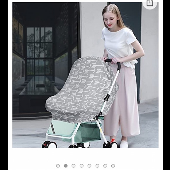 Yoofoss Nursing Cover Breastfeeding Scarf - Picture 3 of 9